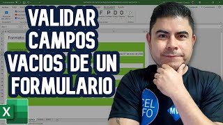How to ✔ VALIDATE EMPTY fields of a Data Form in Excel [VBA and macros]