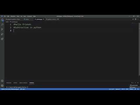 Subtraction in python