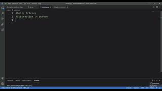 Subtraction in python