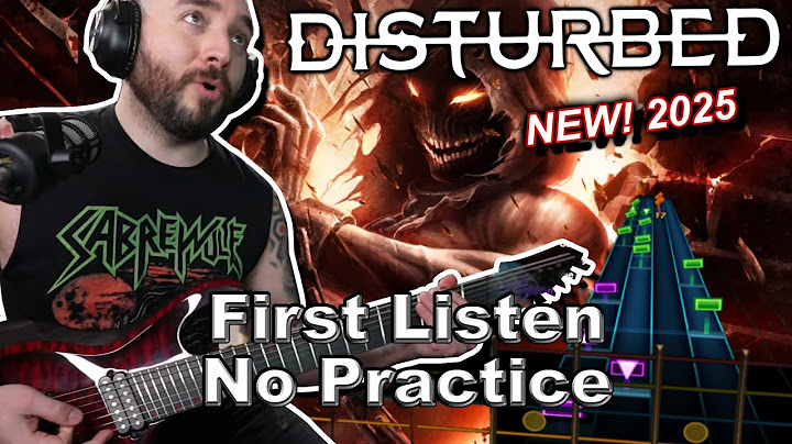 Disturbed - I Will Not Break (New 2025 Song!) | First Time Listen Guitar Cover