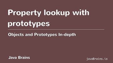 Objects and Prototypes In-depth 13 - Property lookup with prototypes