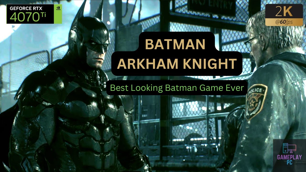 PC - Batman: Arkham Asylum Remastered - LongPlay [4K: Ray