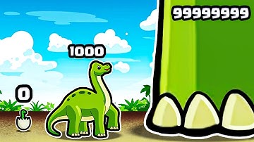 Evolving a DINOSAUR to MAX LEVEL