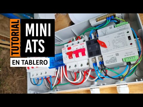 Installation of an automatic transfer switch (ATS) in a home electrical panel