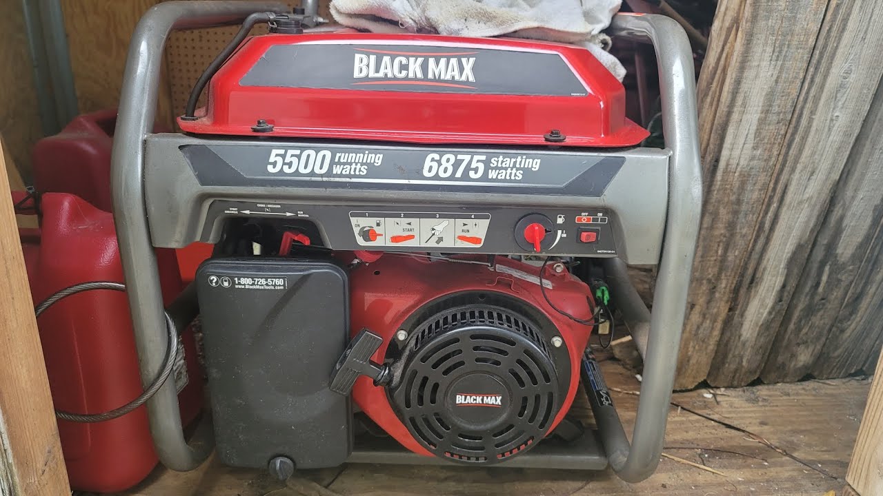 How to Start the Black Max 5500 Generator – Quick & Easy Tutorial!