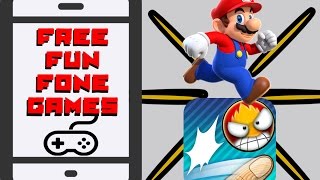 Free Fun Fone Games: Flick Home Run and Super Mario Run screenshot 2