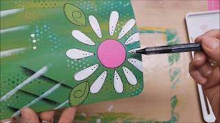 Painted Traveler's Notebook, Part 1