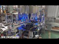 High speed rotary standing empty pipe automatic self adhesive labeling machine