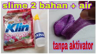 Membuat slime dng Mama lemon , garam , dan lem povinal