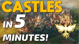 Ashes of Creation Castles - Quick Look in 5 Minutes! (Pre-Alpha)
