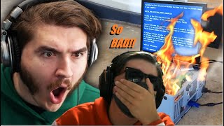 These PCs are INSANE!! | Ranking Your CURSED PC Setups reaction