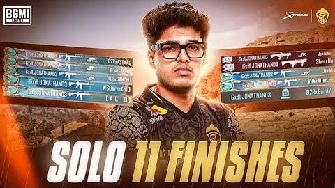 SOLO 11 KILLS | GETTING READY FOR BMPS | BGMI! #bgmi #jonathangaming#bgmi1vs4clutchtipsandtricks