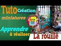 COMMENT DONNER UN EFFET DE ROUILLE A UN OBJET METALLIQUE [TUTO]