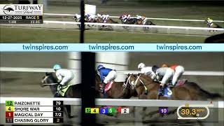 RACE 5 PROGRAM 12 27 2025