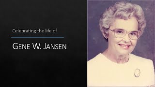 Funeral Service for Gene W. Jansen