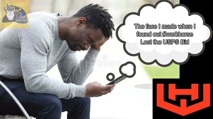 I LOST IT ALL ON #WORKHORSE #STOCK.... Another Down Day in the Market, I'm thinking of QUITTING!!🤣🤣