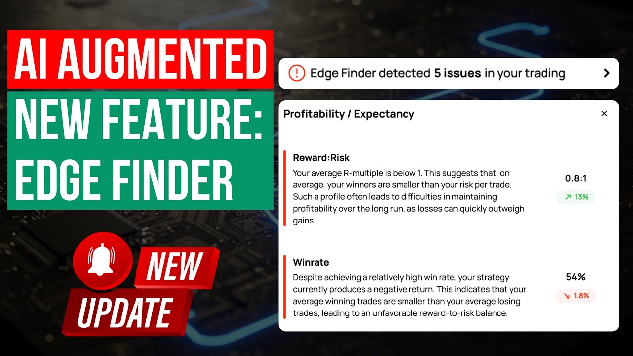 The new AI-Augmented Edge Finder is here! A new Edgewonk feature