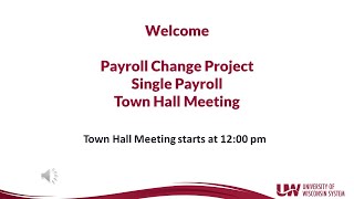 UW System Single Payroll Town Hall 20210303 1805 1