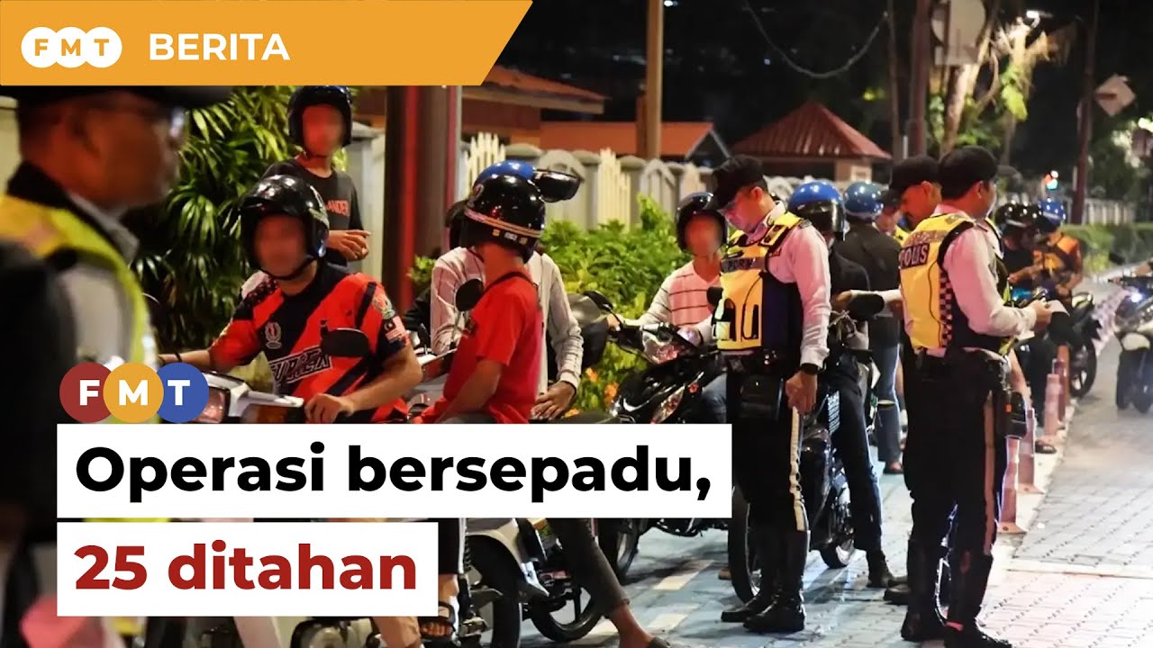 25 ditahan dalam operasi bersepadu polis KL