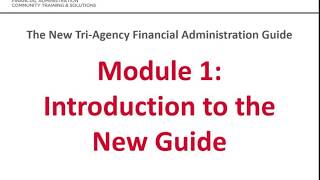 Module 1: Introduction to the New Guide