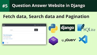 Django  Django Tutorial  Set Pagination And Implement Search Functionality  Qu0026a Website In Django