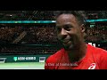 Monfils warns children: don't try this on court