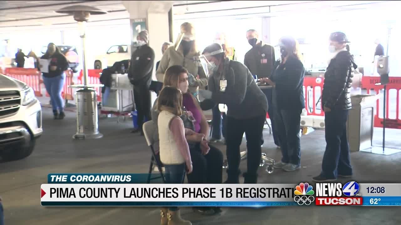 Pima County opens COVID19 vaccine registration for 1B group YouTube