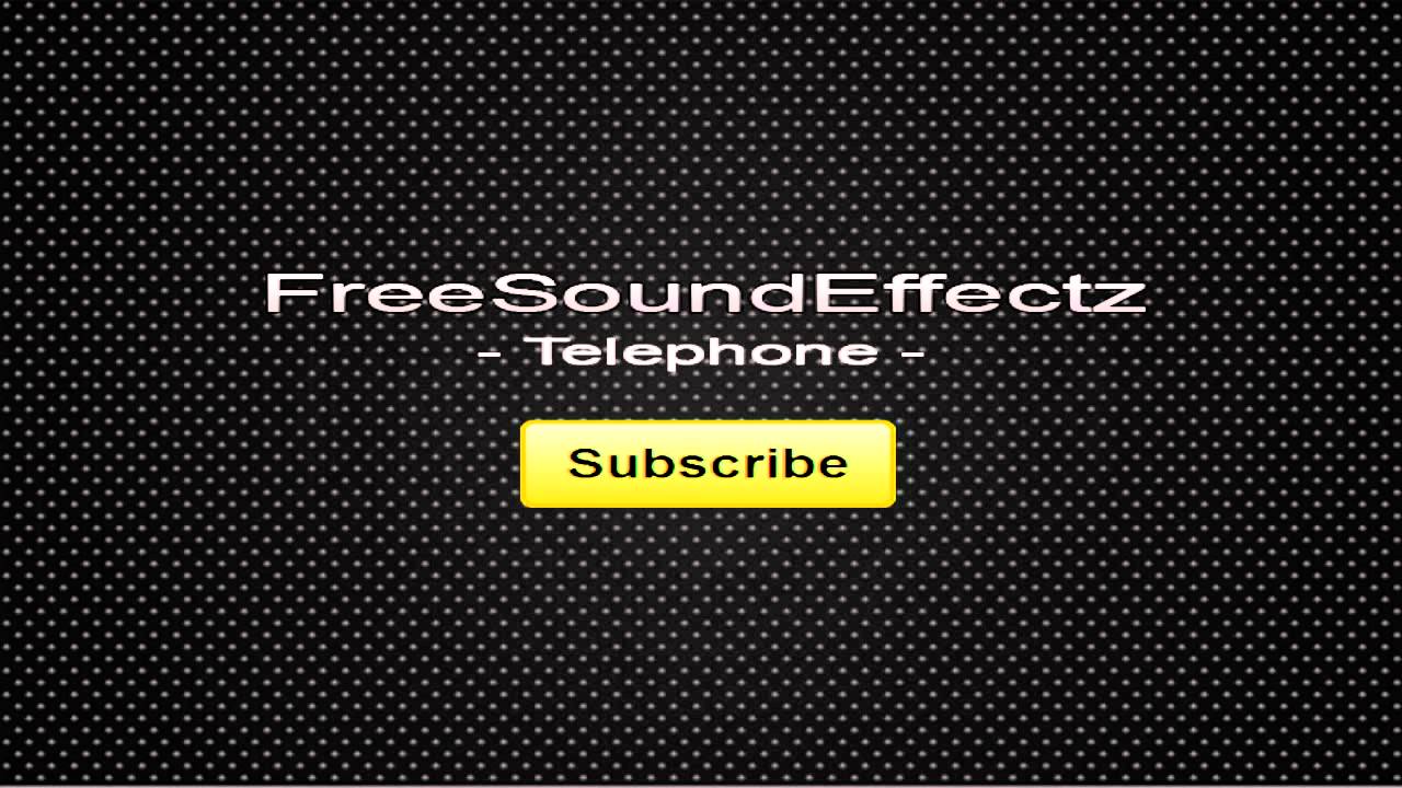 Telephone Sound Effect YouTube