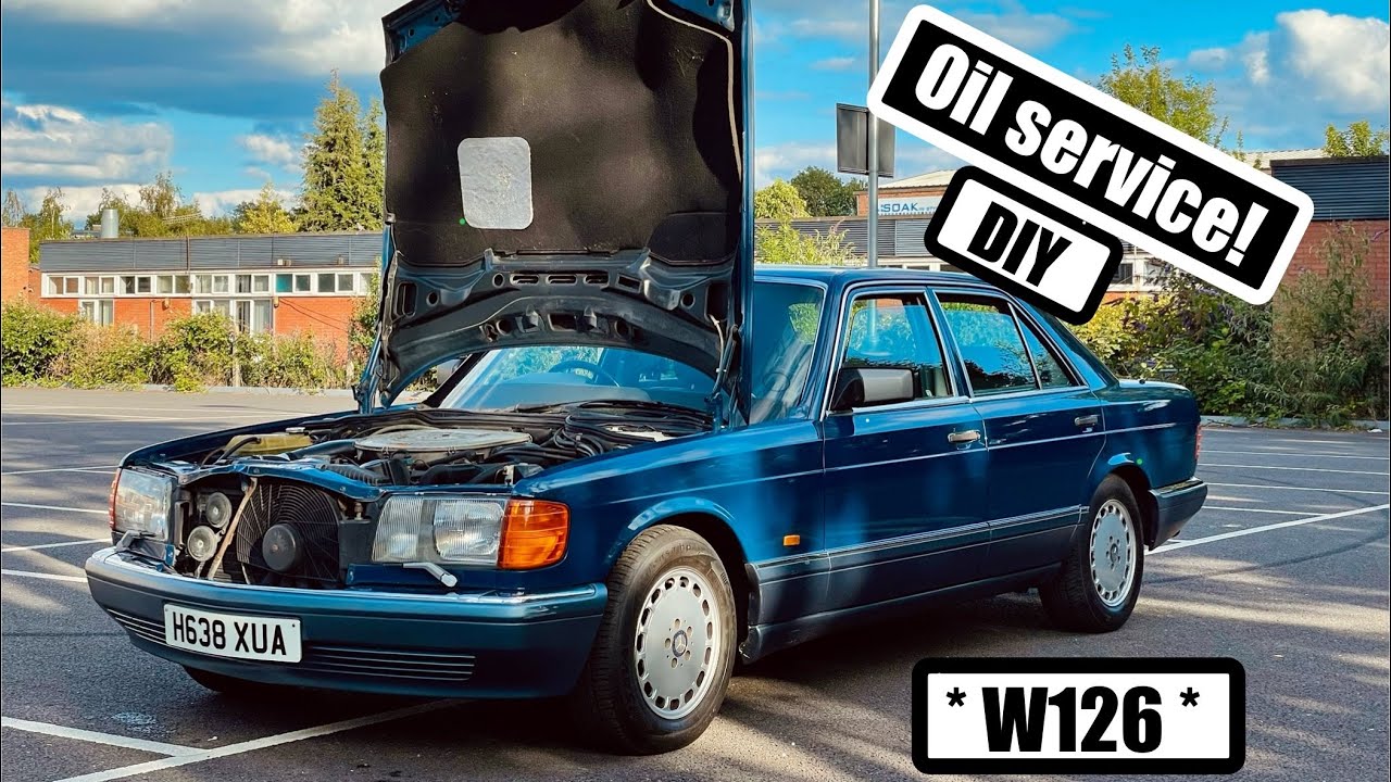Mercedes Benz 500 SE Oil & Air Filter Change | W126
