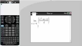 Calc 1: Limit Laws (TI-nSpire CX CAS) ptA