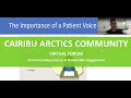 Communicating science  stakeholder engagement  cairibu arctics community forum