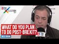 Nigel Farage tells Nick Ferrari what he plans to do post-Brexit