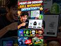 Sell Products Without Inventory?! 😱 | Print on Demand #shorts #trending #trendingshorts #usashorts