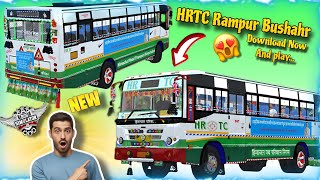 HRTC Rampur Bushahr Bs6 Bus Mod & Skin 😍🔥 | Rampur Bushahr | #bussid #bs6 #mods