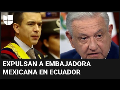 Expulsan a la embajadora de México en Ecuador tras comentarios de AMLO
