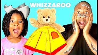 Kids And Dad Go Camping