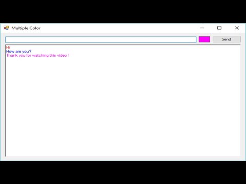 C# Tutorial - Multiple Color In RichTextBox | FoxLearn