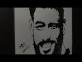 #Msdhoni Portrait Using Marker & Black Ball Pen By Me 🙋 || How Is It? Comments Down 👇..