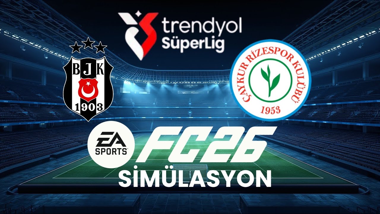 Beşiktaş vs Eyüpspor | FC 26 Maç Simülasyonu – İstanbul’da Kritik Mücadele! ⚽🔥