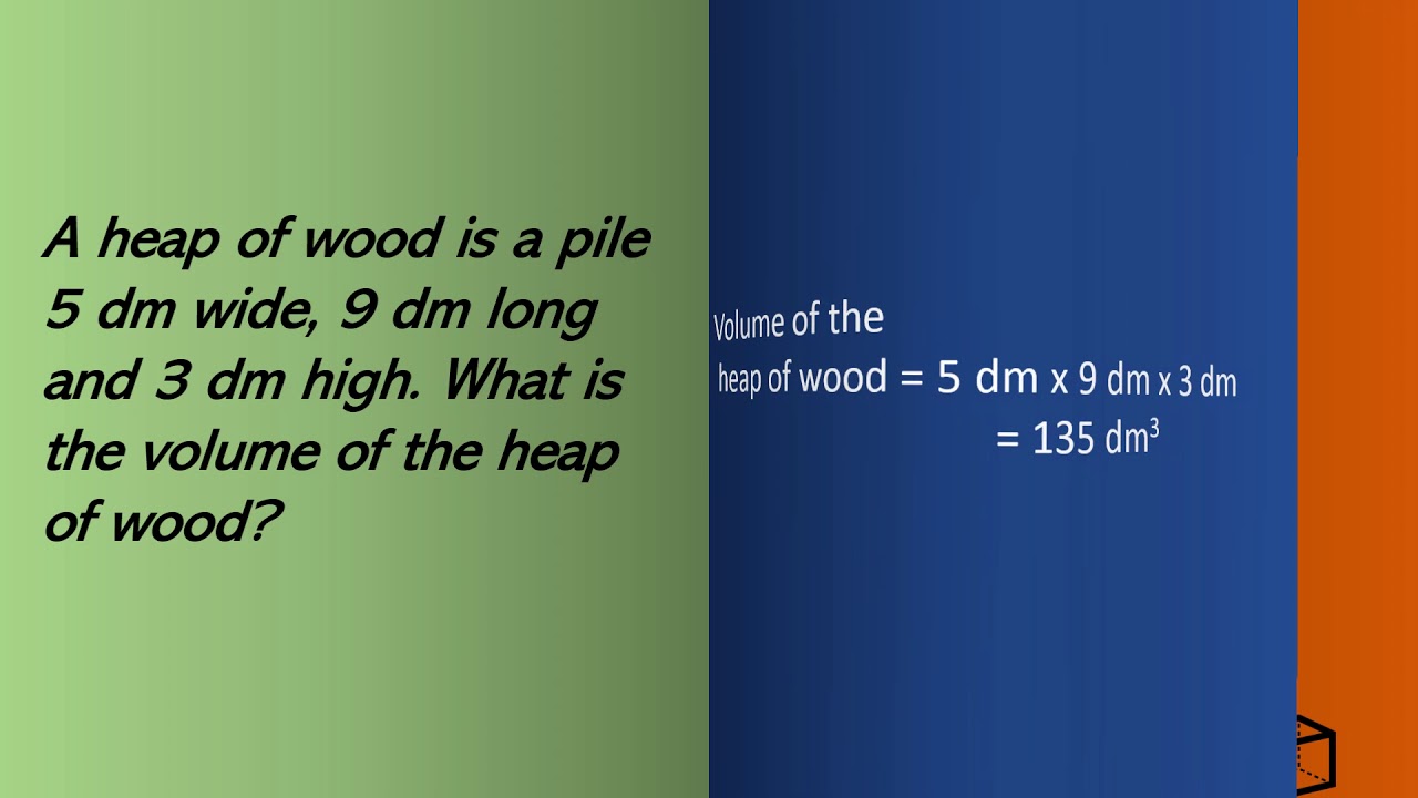 Volume of cube and cuboid-Part 2