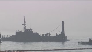 Navy crews making progress recovering jet that crashed in San Diego Bay | NBC 7 San Diego