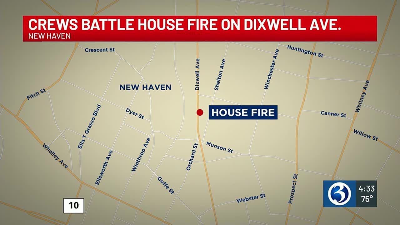 2 firefighters taken to hospital after house fire in New Haven - YouTube