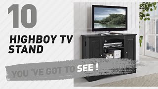 Convenience Concepts Designs2Go Wood and Glass TV Stand for TVs up to 42″ Highboy TV Stand // New & Popular 2017