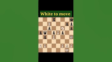 Chess Puzzle Mate in 2 🤔🤔#chess #puzzle #matein2