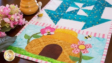 Easy Pieced Table Runner Series - June | a Shabby Fabrics Tutorial