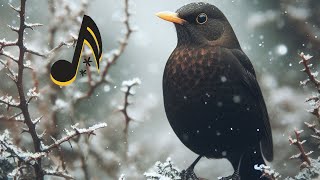 Karatavuk Sesi- Ötüşü , Common Blackbird Resimi