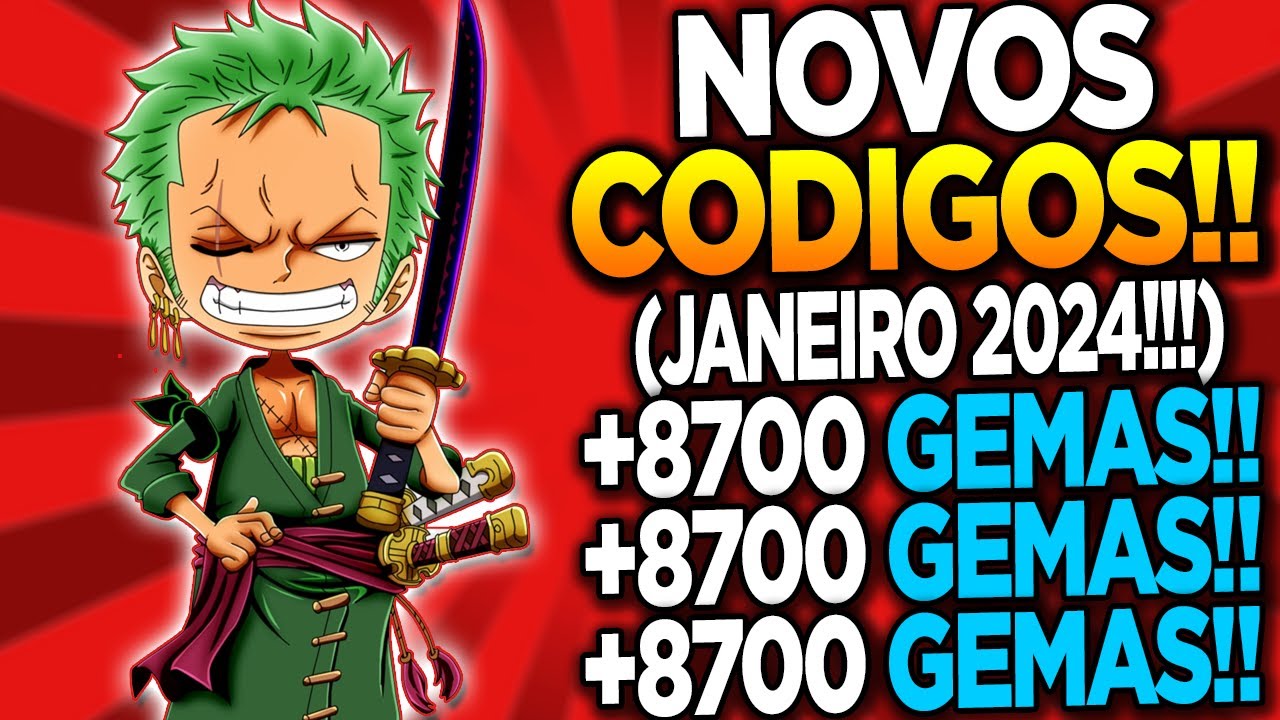TODOS OS NOVOS CODIGOS!! *JANEIRO 2024* no KING LEGACY!! (GEMAS e GAMEPASS XP GRATIS!!) ROBLOX