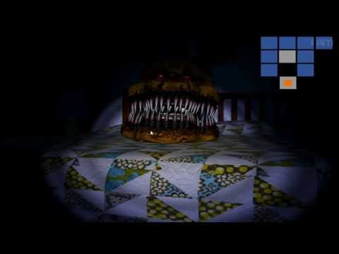 Fnaf 4 Night 5 With house map