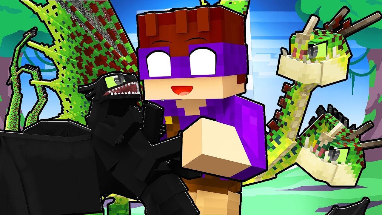 DONAT3LO virou PAI dos DRAGÕES no Minecraft!!