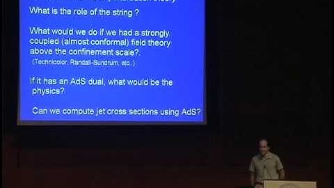 PiTP - High Energy scattering at strong coupling via AdS/CFT - Juan Maldacena